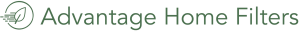 Logo of Advantage Home Filters with a green leaf symbol